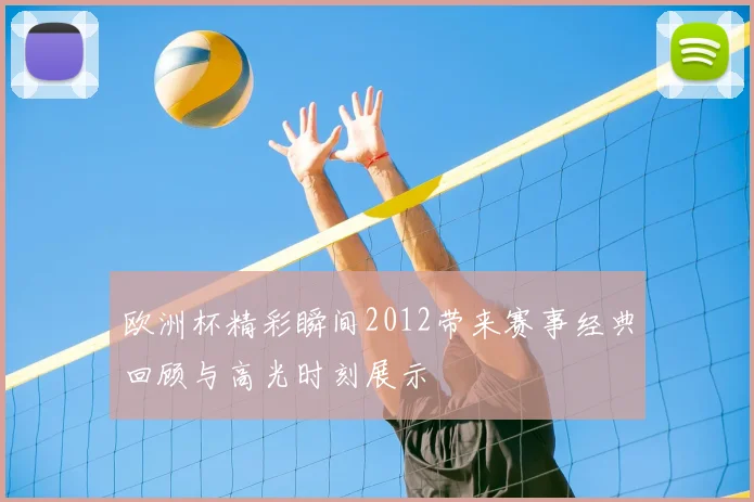 欧洲杯精彩瞬间2012带来赛事经典回顾与高光时刻展示